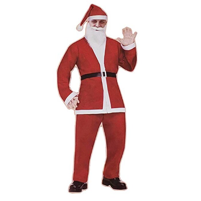 The Holiday Aisle® 5 Piece Christmas Santa Suit Set Wayfair